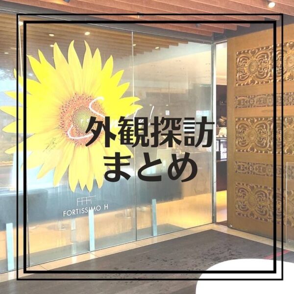 ✴︎外観探訪まとめ✴︎