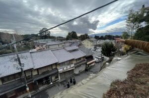 今朝は京都迄