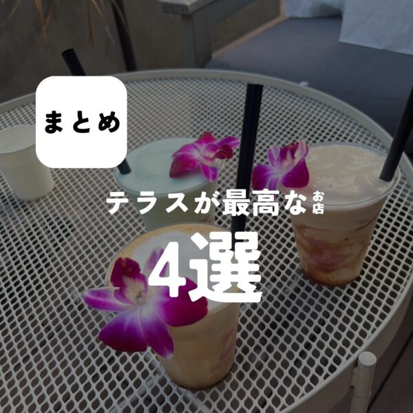 バルボア外観探訪部は…テラスが最高なお店4選をご紹介♪